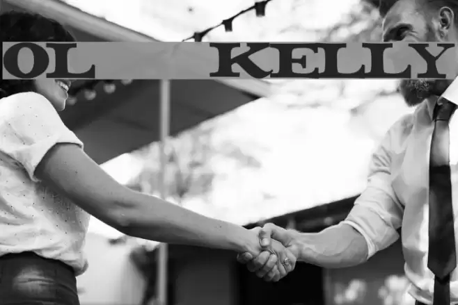 Ol' Kelly Font examples