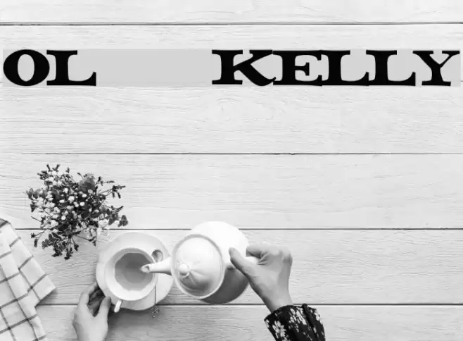 Ol' Kelly Font examples