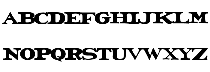 Ol' Kelly Font LOWERCASE