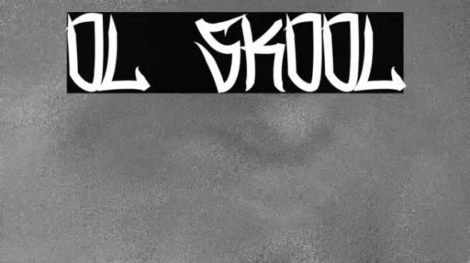 Ol Skool Font examples