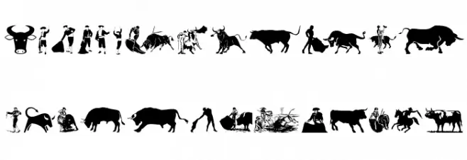 Olé Torero Fonte MAIÚSCULAS