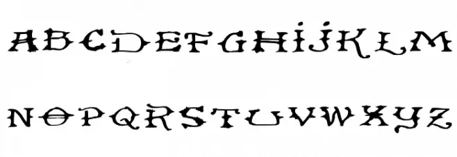 Ol' Wes' Rustik for Mac Medium Caratteri MINUSCOLO