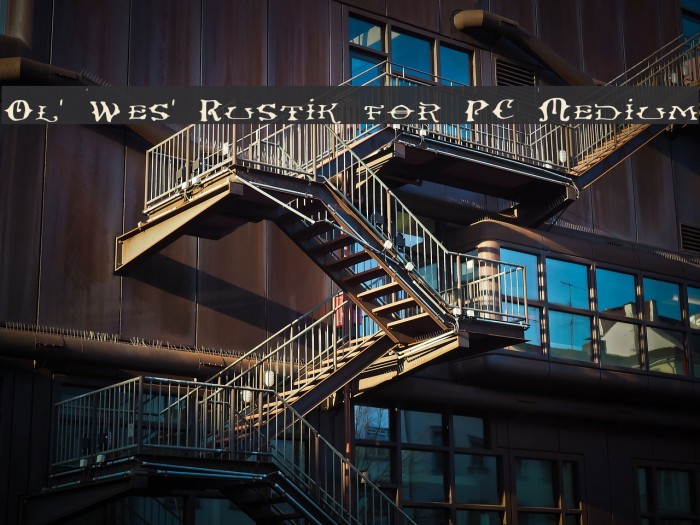 Ol' Wes' Rustik for PC Medium Example 3