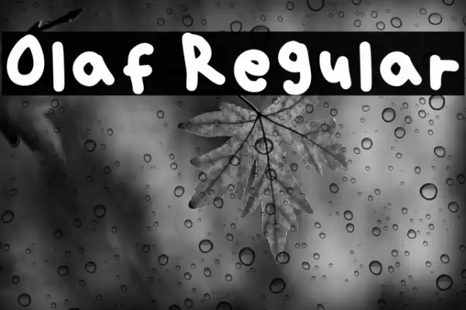 Olaf Regular Font examples