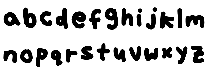 Olaf Regular Font LOWERCASE