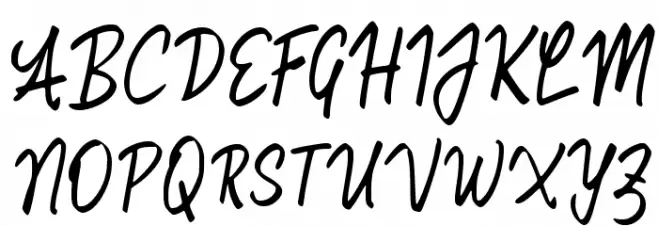 Olalia Signature Schriftart Gro&szlig;