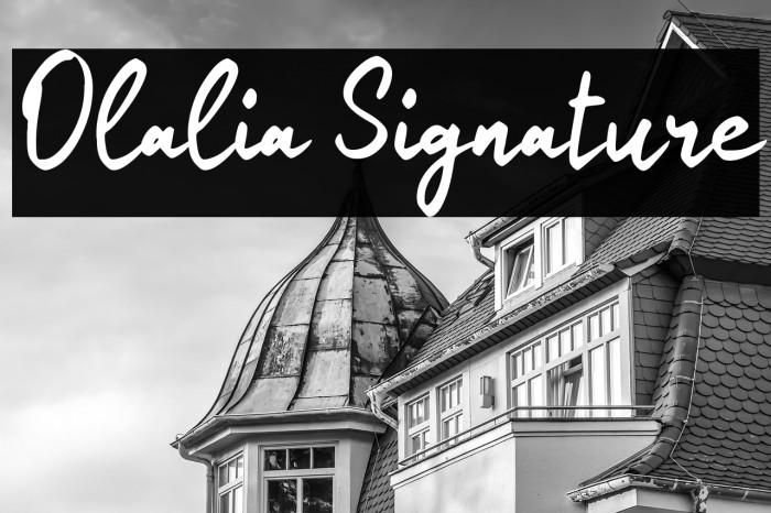 Olalia Signature Example 1