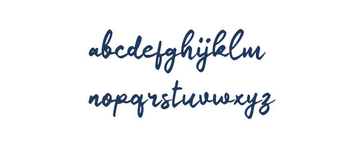 Olalia Signature Lowercase