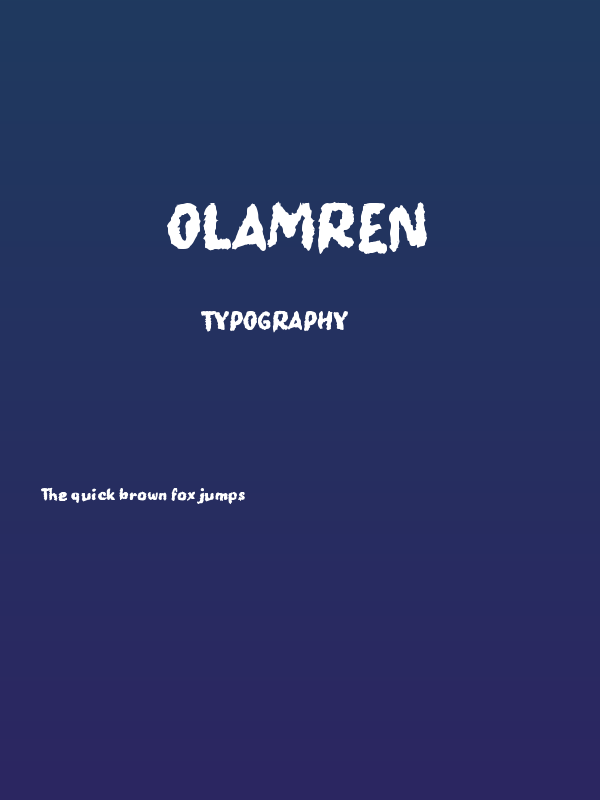 Olamren Poster