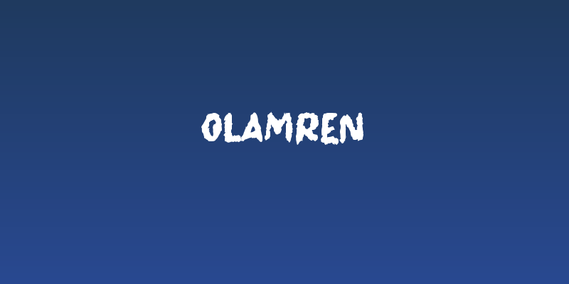 Olamren Social Header