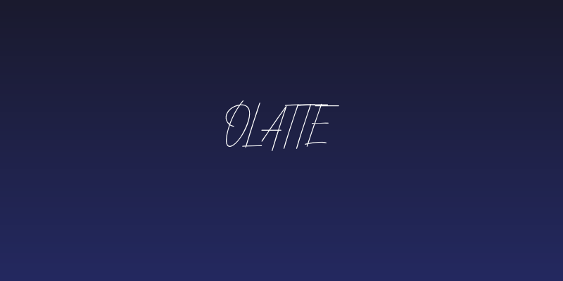 Olatte Social Header
