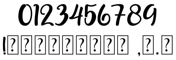 Olcigatte DEMO Font OTHER CHARS