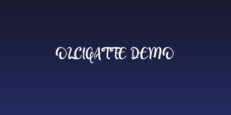 Olcigatte DEMO Social Header
