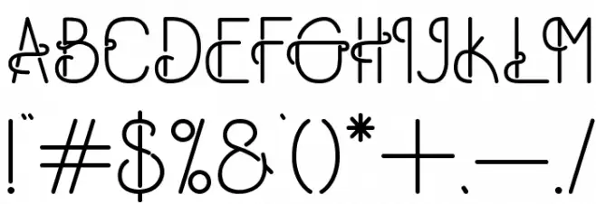 Old Alpha Regular Font OTHER CHARS