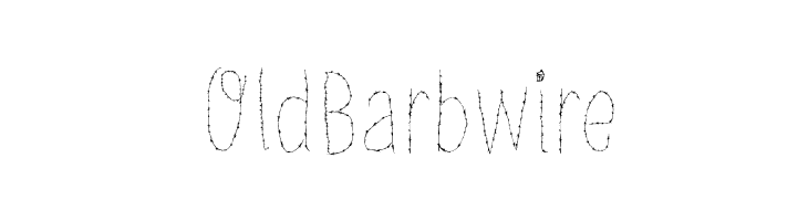Old Barbwire  नि: शुल्क फ़ॉन्ट्स डाउनलोड