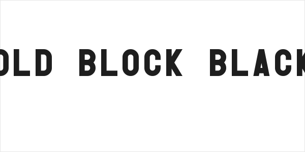 Old Block Black Logo