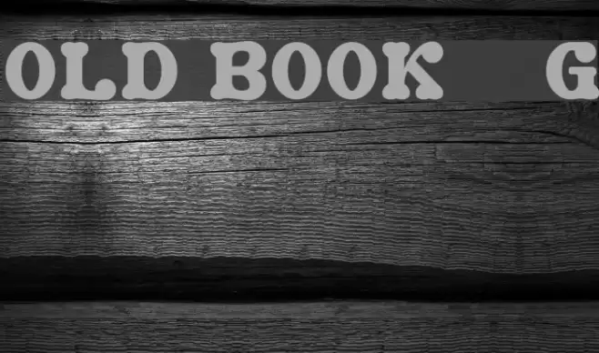 Old Book__G Font examples