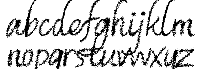 Old Bookshop Font LOWERCASE