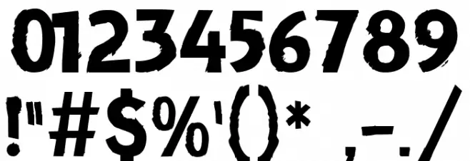 Old Boots Regular Font OTHER CHARS