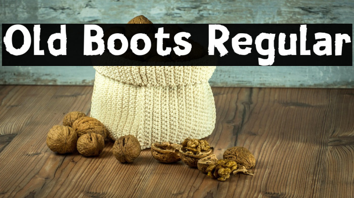 Old Boots Regular Example 3