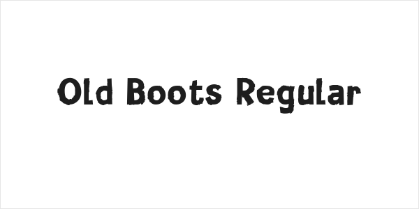 Old Boots Regular Logo
