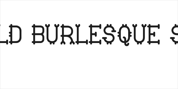 Old Burlesque St Logo