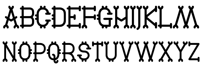 Old Burlesque St Font LOWERCASE