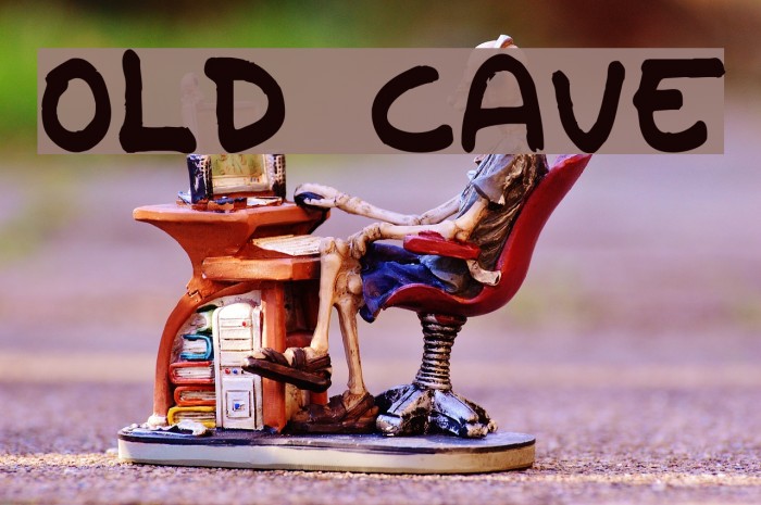 Old Cave Font examples