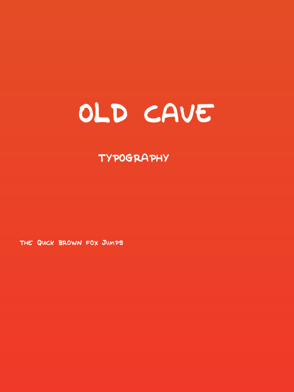 Old Cave Poster