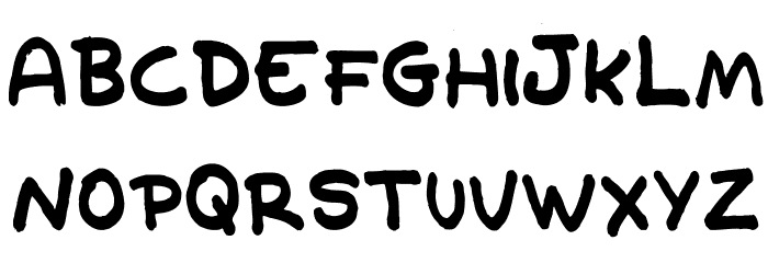 Old Cave Font LOWERCASE