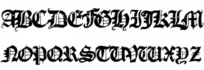 Old Celtiberian Font Litere mari