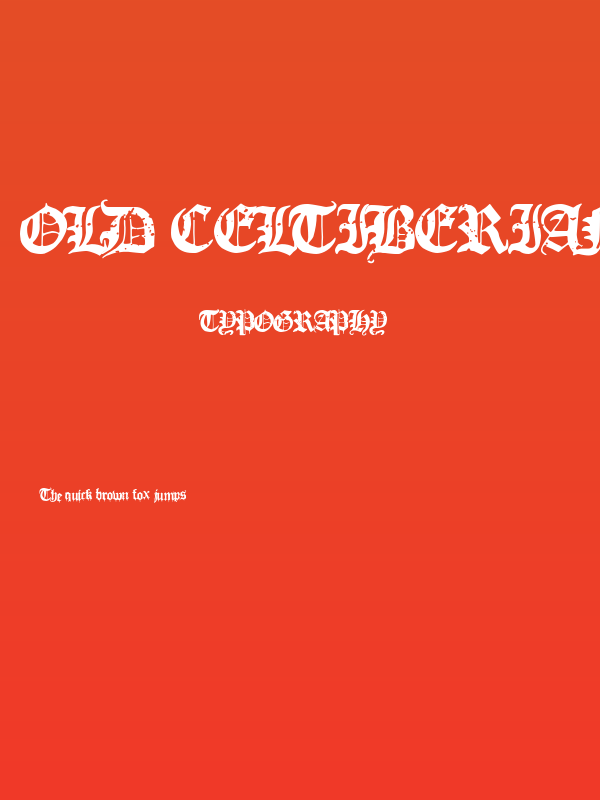 Old Celtiberian Poster