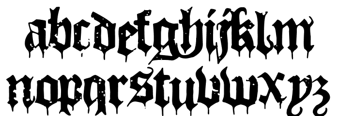 Old Celtiberian Font LOWERCASE