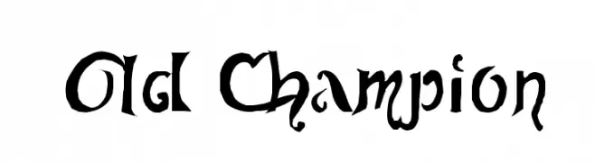 Old Champion  تنزيل الخطوط