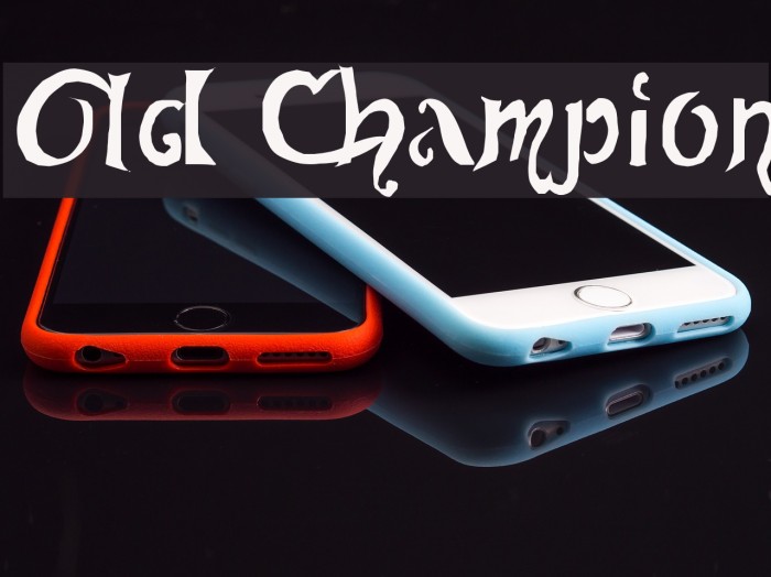 Old Champion Font examples