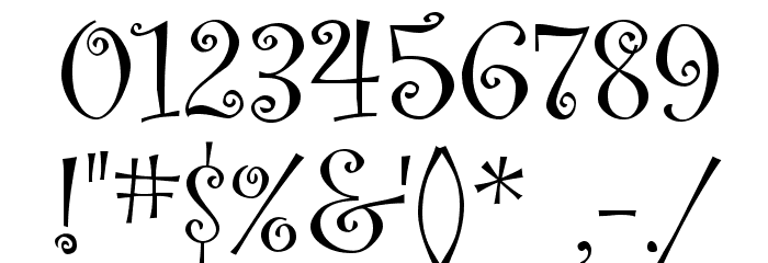 Old Comedy Font OTHER CHARS