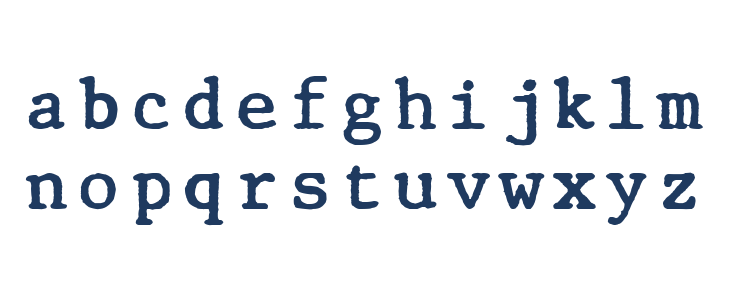 Old Computer Manual Monospaced Lowercase
