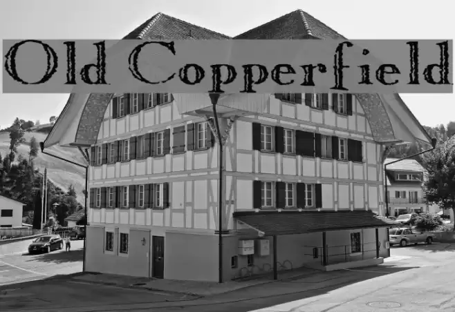 Old Copperfield Font examples