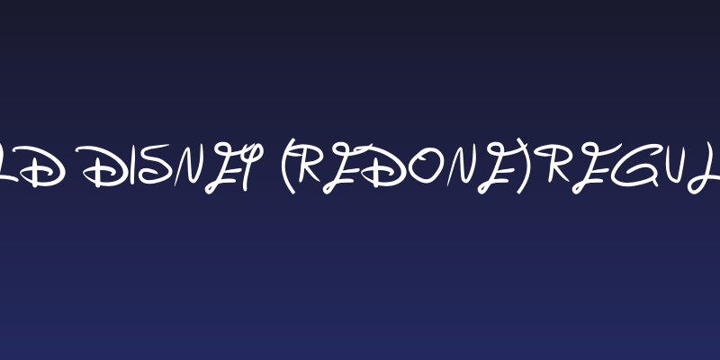 Old Disney (Redone) Regular Social Header