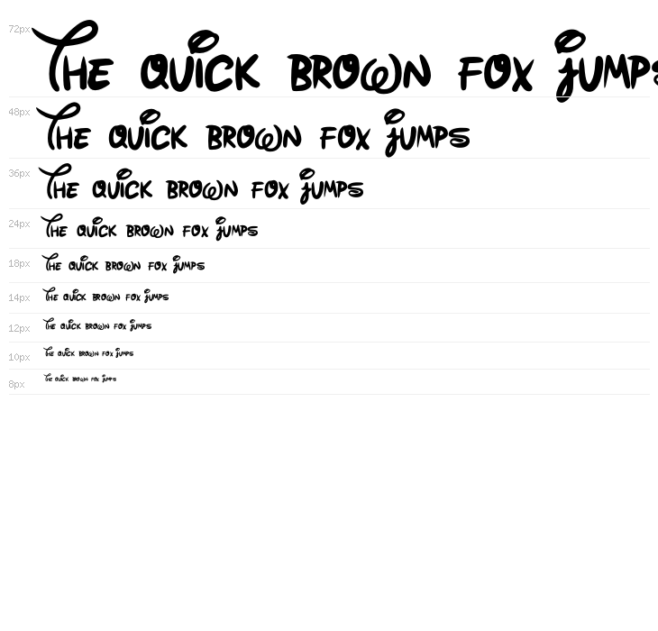 Old Disney (Redone) Regular Waterfall