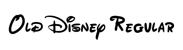 Old Disney Regular  font caratteri gratis