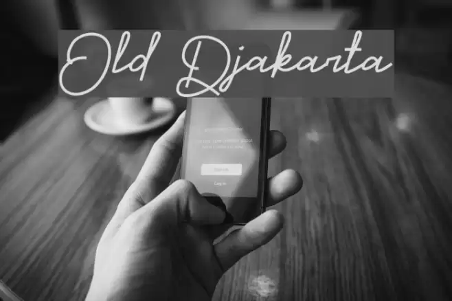 Old Djakarta Font examples