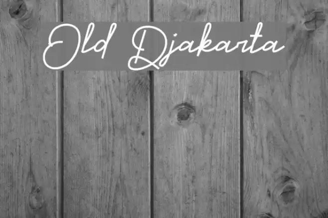 Old Djakarta Font examples