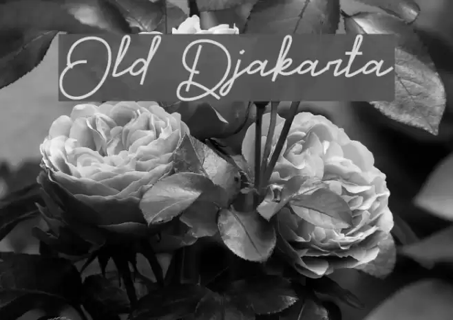Old Djakarta Font examples