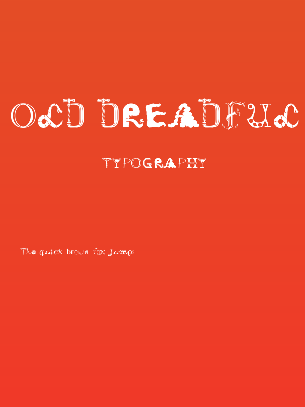 Old Dreadful No.7 BT Poster