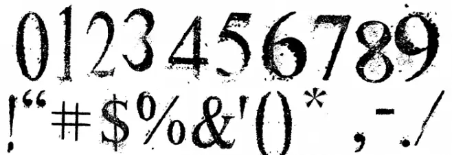 Old Dreams Font OTHER CHARS