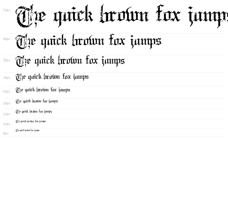 Old England Gothic Waterfall