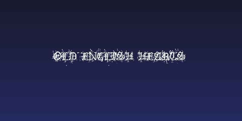 Old English Hearts Social Header