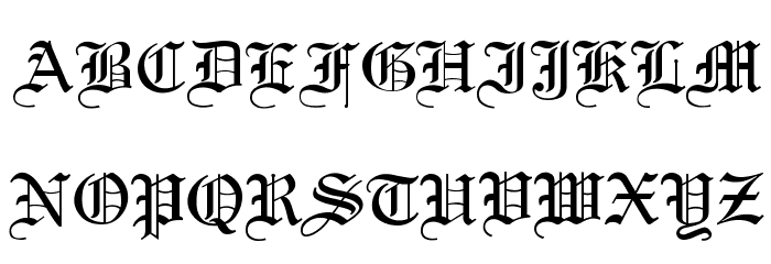 top old english typeface download