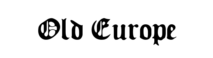 Old Europe Font